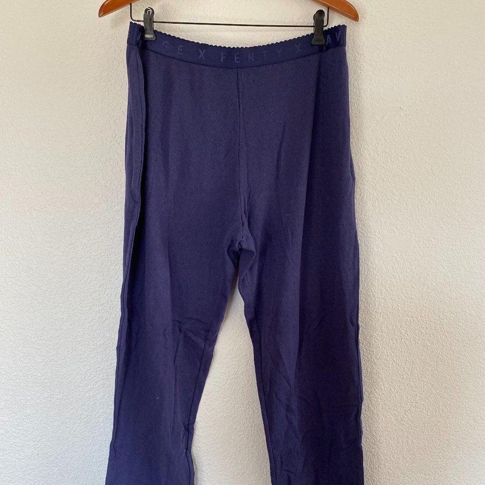 Savage x Fenty Rihanna Dark Blue Sleep Pants Lounge Pants Pajama Pants XL NWT - Picture 1 of 6